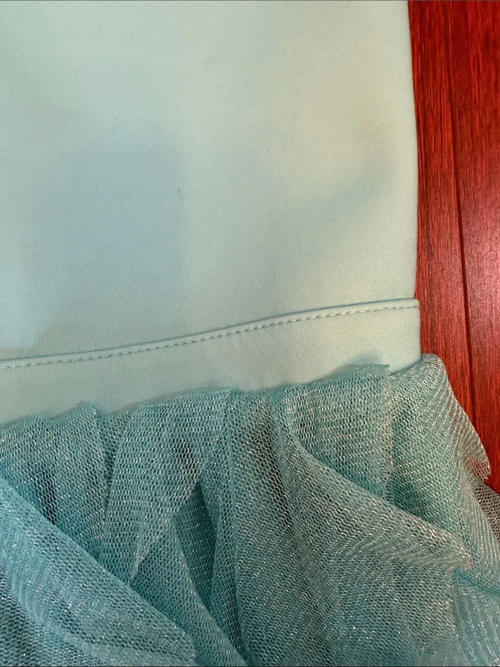 Disney Store Girls' Aqua Little Mermaid Tulle Costume Dress - Picture 6 of 13